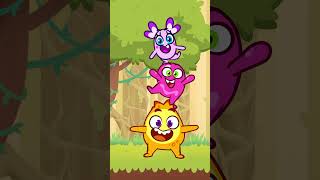 THE FLOOR IS LAVA 🌋 kidscartoon animation kidssongs kidsanimaion educationalsongs funny [upl. by Iarised43]