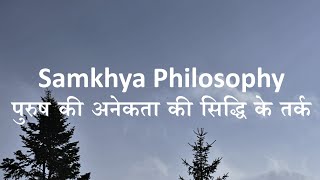 Sankhya Darshan में Purush की अनेकता की सिद्धि के तर्क  UPSC PCS NET PHILOSOPHY OPTIONAL BY PRABAL [upl. by Shulem]