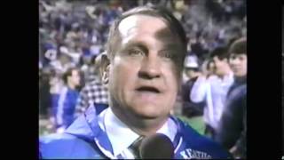 Jerry Claiborne Victory Speech After Leading University of Kentucky to 1984 Hall of Fame Bowl Win [upl. by Dadinirt]