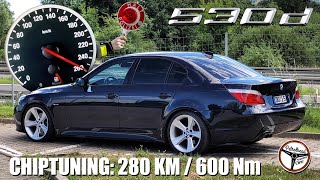 2008 BMW 530d E60 280 KM  Próba autostradowa 0100 100200 kmh prezentacja wyciszenie  4K [upl. by Wilder679]