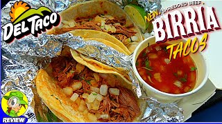 Del Taco® SHREDDED BEEF BIRRIA TACOS Review 🌅🍖🌮 ⎮ Peep THIS Out 🕵️‍♂️ [upl. by Rex565]