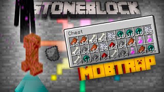 MOBTRAP EM UM BLOCK Stoneblock4 [upl. by Nosna201]