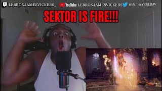 Mortal Kombat 1 Khaos Reigns – Official Sektor Gameplay Trailer REACTION [upl. by Neona]