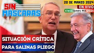 SinMáscaras  Salinas Pliego CONTRAATACA a la 4T Se lanza vs YouTubers y AMLO [upl. by Doss]