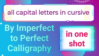 all capital letters series in one shot [upl. by Grati247]