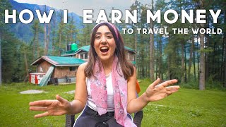 How do I earn money to travel the WORLD Indian YouTubers honest Ad revenue income  TanyaTalks [upl. by Anihsit]