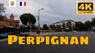 Perpignan France 4k Pyrénées OrientalesDriving French region [upl. by Waverly496]