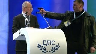 Assassination Attempt Incredible Video Bulgarian Ahmed Dogan [upl. by Zurc]