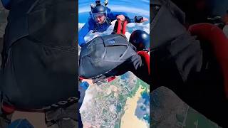 skydiving parachute paragliding flying gopro youtube adventure youtubeshorts trending [upl. by Smaj130]