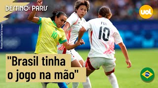 SELEÇÃO FEMININA LEVA VIRADA DO JAPÃO INACREDITÁVEL ESSA DERROTA DO BRASIL DISPARA YARA FANTONI [upl. by Sherard]