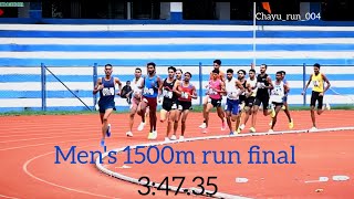 Mens 1500m Run Final  63RD NATIONAL OPEN ATHLETICS CHAMPIONSHIPS2024 [upl. by Yggep780]