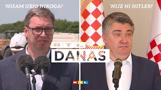 Iskre lete Vučić Ja nisam ubio nikog Milanović Pa nije ni Hitler  RTL DANAS [upl. by Mauricio502]