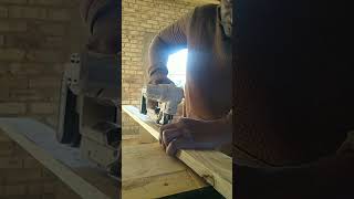 First Light Switch Installed diy pinewood diywoodworking shorts shortvideo electric pine [upl. by Reine996]