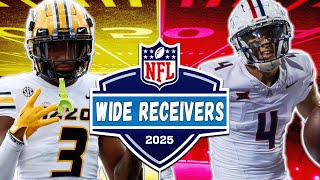 MIDSEASON Wide Receiver Rankings  2025 NFL Draft [upl. by Ades908]