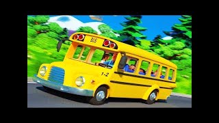 WHEELS ON THE BUS GO ROUND AND ROUND dave and ava amp Bus Song Super Simple Songs Cocomelon Fx [upl. by Bryce]