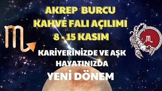 Akrep Burcu Kahve Falı Açılımı 8  15 [upl. by Eissert]