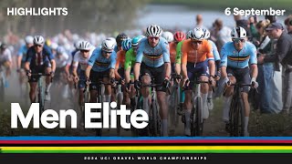 Men Elite highlights  2024 UCI Gravel World Championships [upl. by Cheria]