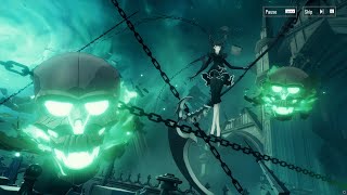 PGR Blazing Simulacrum Black★Rock Shooter Collab  Glimpse of the End Dead Master Boss Fight [upl. by Suhpoelc]