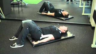 Block Knee Squeeze Hip Bridges [upl. by Assenab]