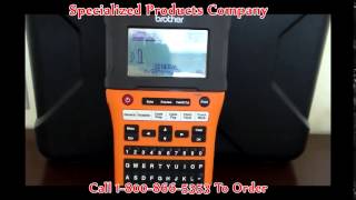 PTE500 Industrial Handheld Labeling Tool w Auto Cutter amp Computer Connectivity [upl. by Kenley618]