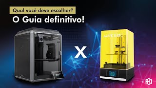 IMPRESSORA 3D de RESINA OU FILAMENTO FDM qual é melhor para você [upl. by Celestia]