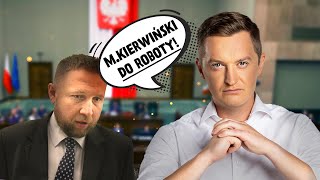 Gorąco w Sejmie Kaleta do Kierwińskiego DO ROBOTY 🔥 [upl. by Carolan]