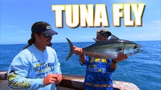 Fly Fishing Tuna Behind the Shrimp Boats in Key West Florida [upl. by Manville]