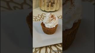 Gluten Free Crustless Pumpkin Pie Cupcakes glutenfree pumpkincupcakes pumpkinseason [upl. by Anuala]