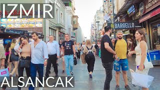 🇹🇷 İzmir Alsancak 4K Virtual Walking Tour NEW [upl. by Elehcor]