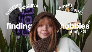 Finding Hobbies in My 20s  Crocheting a Balaclava Drawing Classes amp Unboxing My Vlogging Camera [upl. by Auston890]