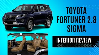 Toyota Fortuner Interior Review [upl. by Tebor697]