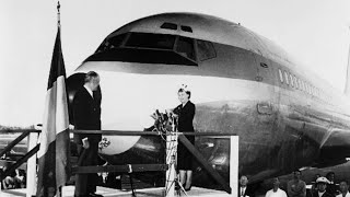 Pan Am First Boeing 707 Christening  Boeing Classics [upl. by Debbie332]