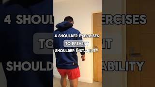 4 shoulder exercises to prevent shoulder instability shoulderpainrelief [upl. by Schaffel]