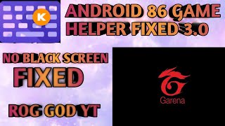 freefire android x86 game helper 300 fixed right problem fixed💯RogGod demigod srm lowendpc [upl. by Corwun]