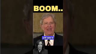 Sen Kennedy Calls Out Kamala Harris For Sending Money To Lebanon [upl. by Nosnev]