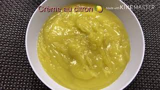 Recette de crème au citron facile et rapide 🍋كريمة الحامض سهلة و سريعة [upl. by Annaeirb]