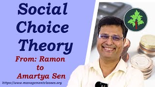 Social Choice Theory  From Ramon to Amartya Sen Hindi [upl. by Sokem]