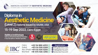 Diploma in Aesthetic Medicine Level 2  Cairo Egypt [upl. by Amata]