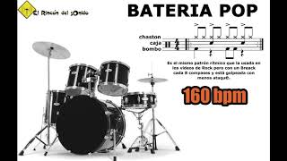 Bateria pop 160 bpm [upl. by Kask328]