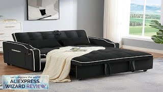 3 in 1 Sleeper Sofa Couch BedVelvet Convertible Loveseat Sleeper Sofa BedPull Review [upl. by Ennairb]