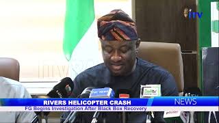 Rivers Helicopter Clash FG Begins Investigation After Black Box Recovery [upl. by Annawat539]