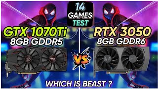 GTX 1070 Ti vs RTX 3050  14 Games Tested  Which Is Beast [upl. by Oiluarb]