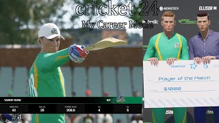 Cricket 24 My Career Mode  ep1 cricket24 cricket foyoupage viralvideo  thejoyfacts [upl. by Ahsha]