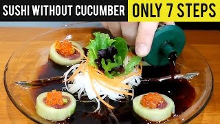 Easy Make Sushi Without Seaweed Only 7 Steps  Coy Sushi Recipes [upl. by Vevina]