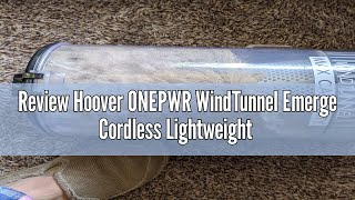 Review Hoover ONEPWR WindTunnel Emerge Cordless Lightweight Stick Vacuum Cleaner with Above Floor C [upl. by Neelsaj]