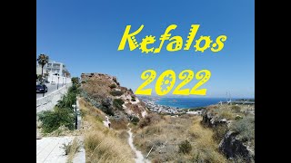 Kefalos in Summer 2022 on the island of Kos in Greece 4k [upl. by Orual]