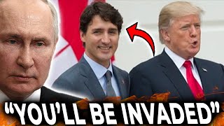 Trump Says Canada Is CUT OFF From USA PROTECTION Because Of Trudeau [upl. by Manly234]