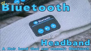 Unleash Your Style  Customizable Bluetooth Headband [upl. by Eidahs]