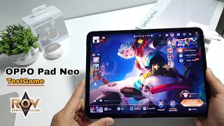 OPPO Pad Neo TestGame ROV เอาแท็บเล็ตหน้าจอ 114quot มาเล่นเกมให้ดู ฟิลลิ่งเป็นไงบ้าง [upl. by Candis]