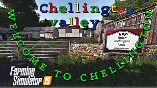 Welcome to Chellington  Chellington Valley  Ep1  Farming Simulator 19 [upl. by Aralomo]